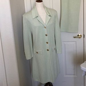 *NWT* - ST JOHN COLLECTION Kiwi Knit Long Dress/Jacket Pant Skirt Set Size 16